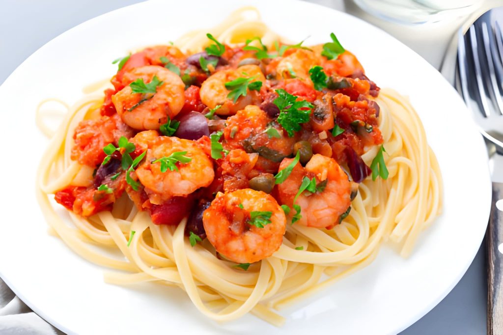 Shrimp Puttanesca Recipe